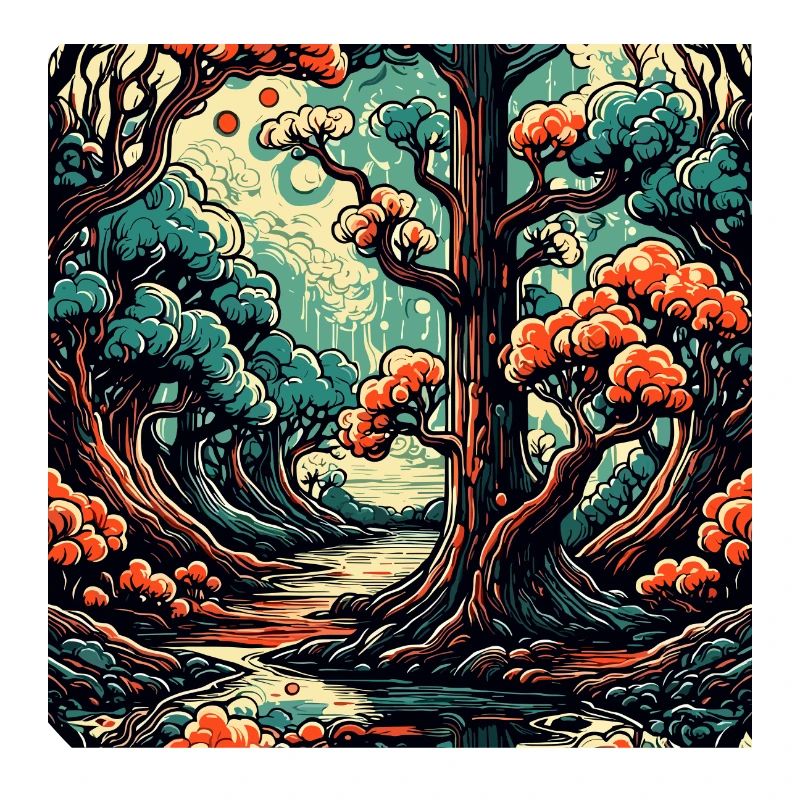 Forest / Psychedelic / Trees / Wilderness / Goa