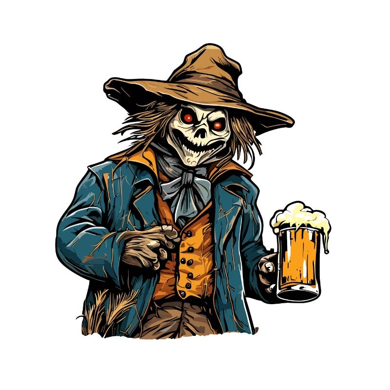 Vogelscheuche / Erntehelfer / Maisfeld / Feld