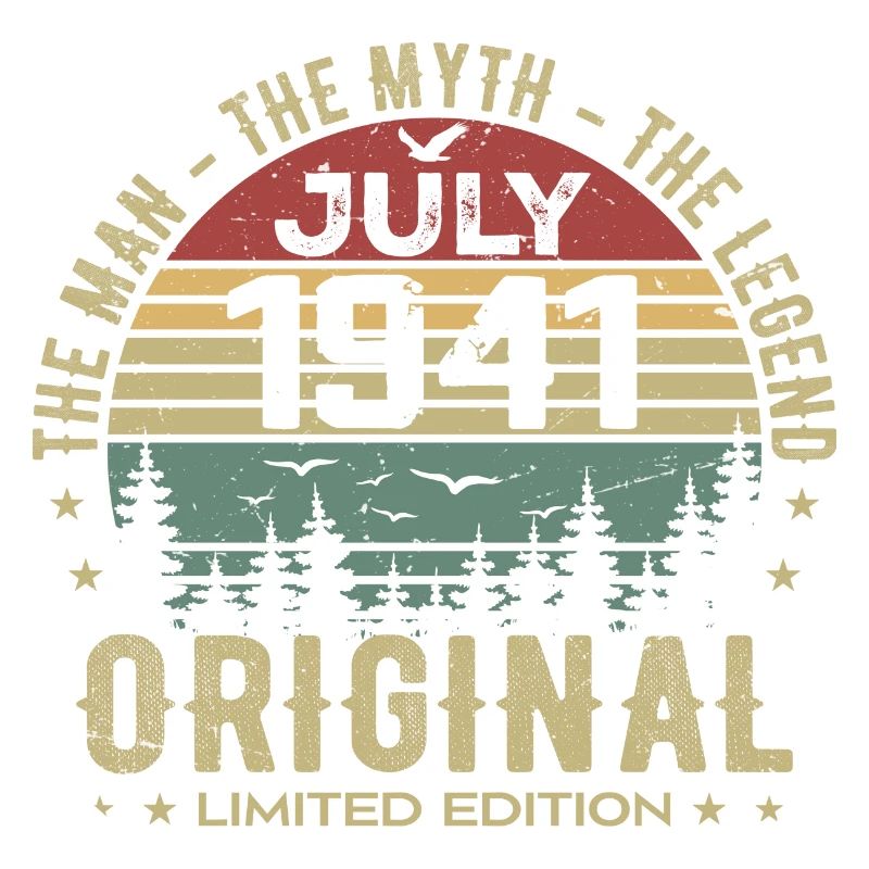 Juli 1941 Geburtstagsgeschenk Geboren im Juli