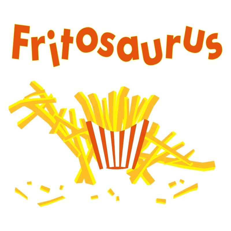 Fritosaurus - Vector beides in einem Design