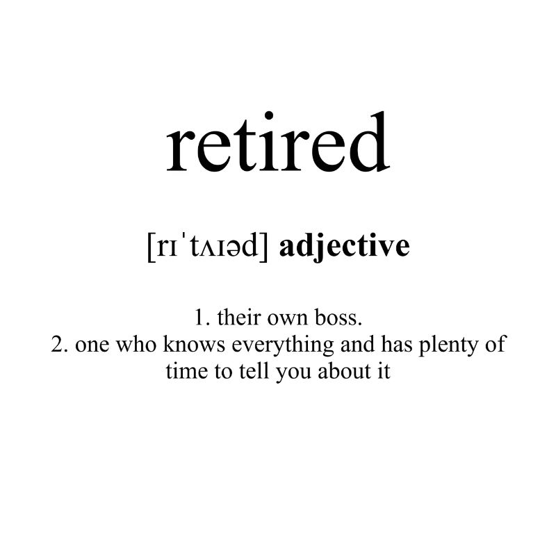 Retired (pensioniert) Definition Dictionary
