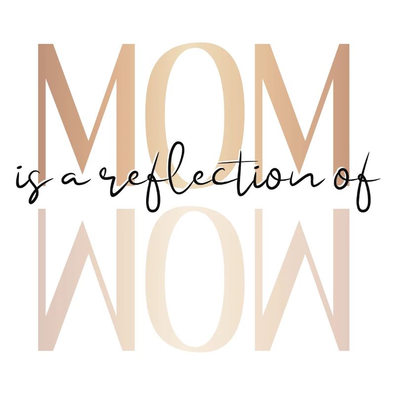 Maman est un reflet de l'or rose Wow