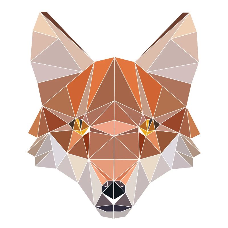 Tshirt polygonal Design Symmetrical Triangular