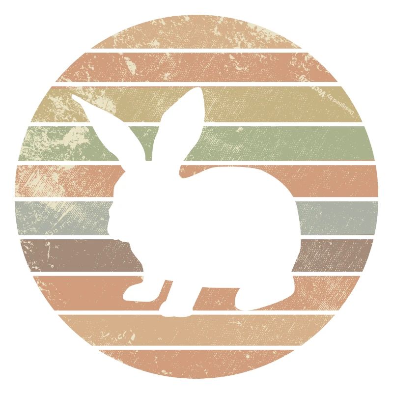 Rabbit Easter Retro Gift