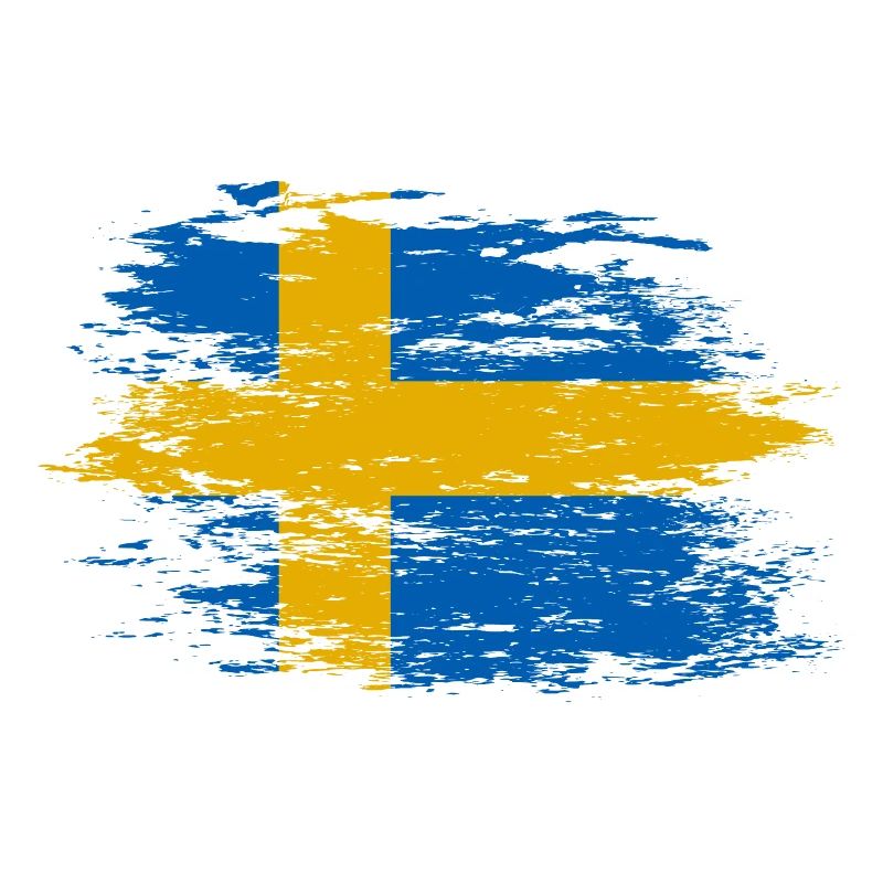 Drapeau de la Suède utilisé