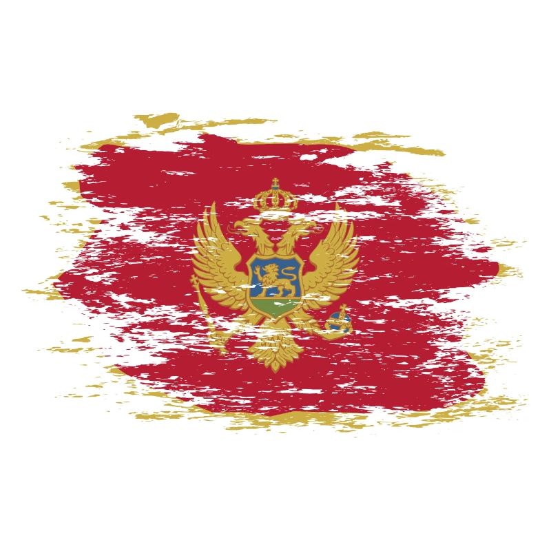 Drapeau du Monténégro utilisé