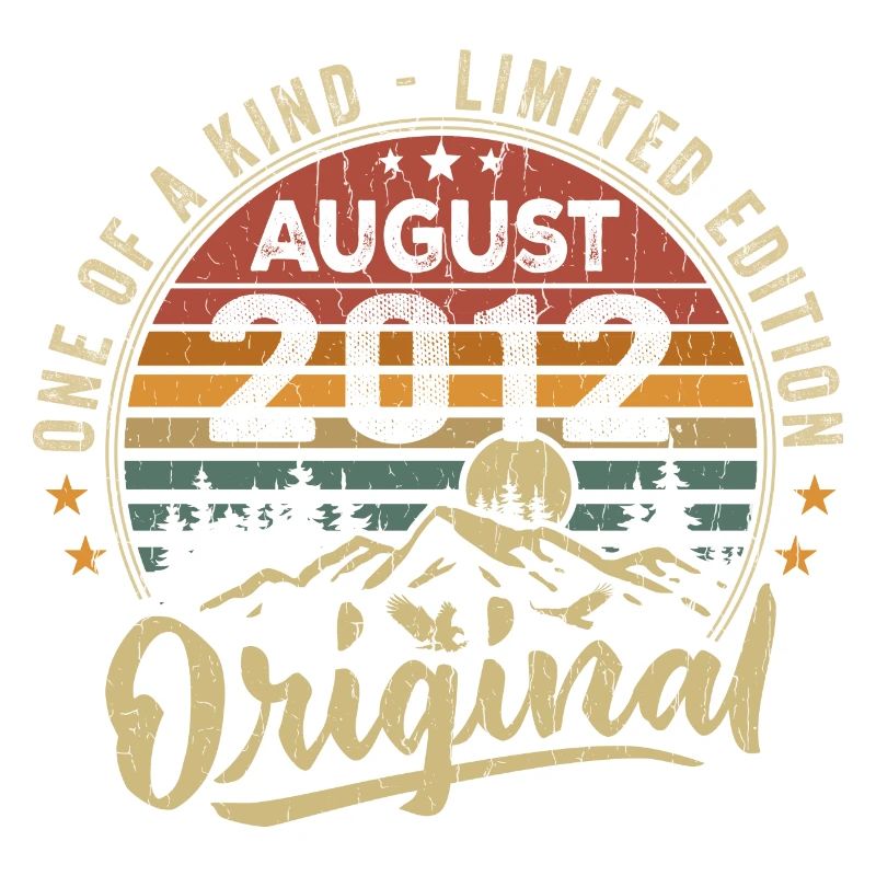 August 2012 Birthday Gift 2012 Legends August