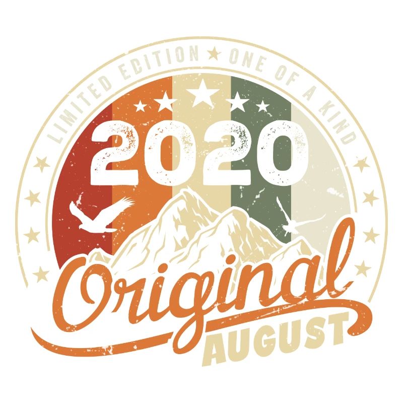 August 2020 Geburtstagsgeschenk August 2020 Retro 2020