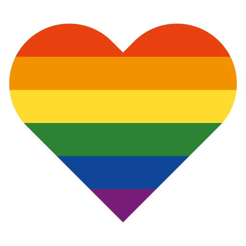 HERZ Regenbogen CSD