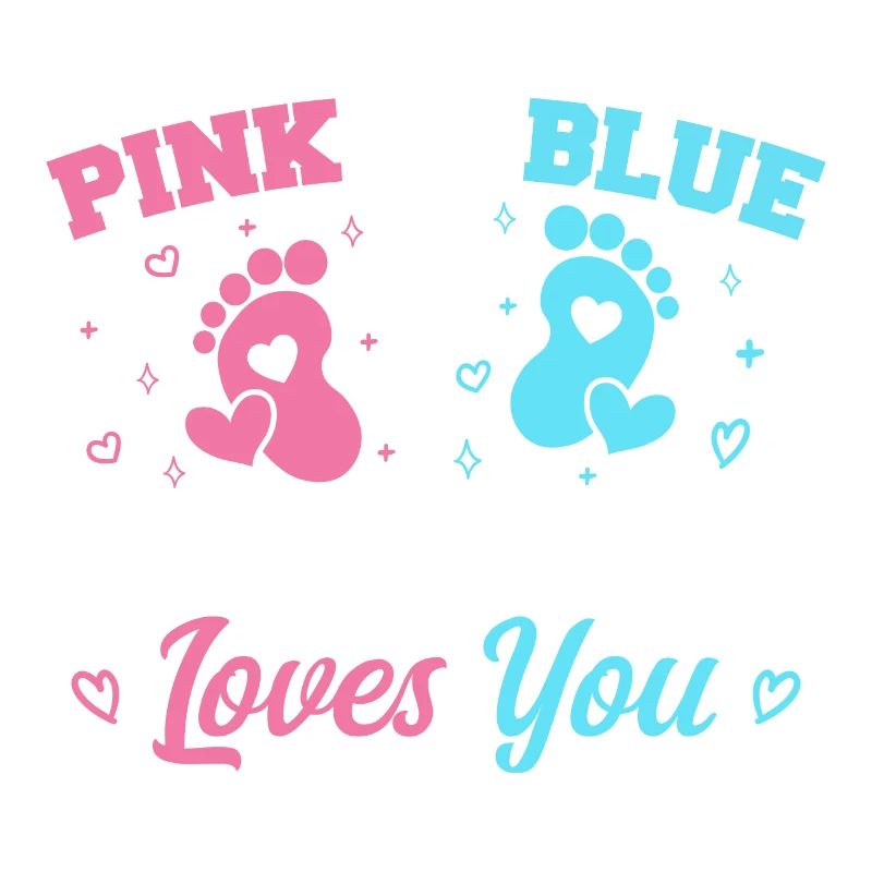 Pink oder Blau Pate liebt dich - Pate