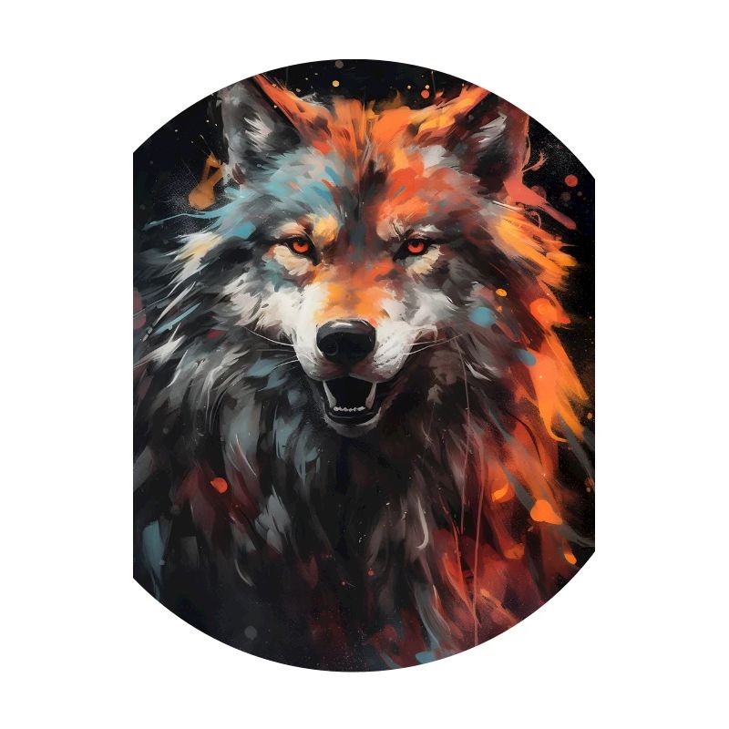 Wolf Face Fire