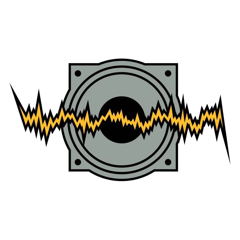 woofer basse techno rythme sonore de boîte à