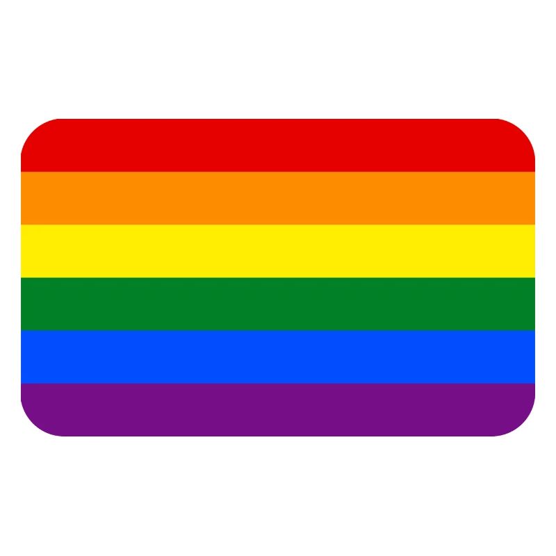 RAINBOW FLAG round corner 400 dpi