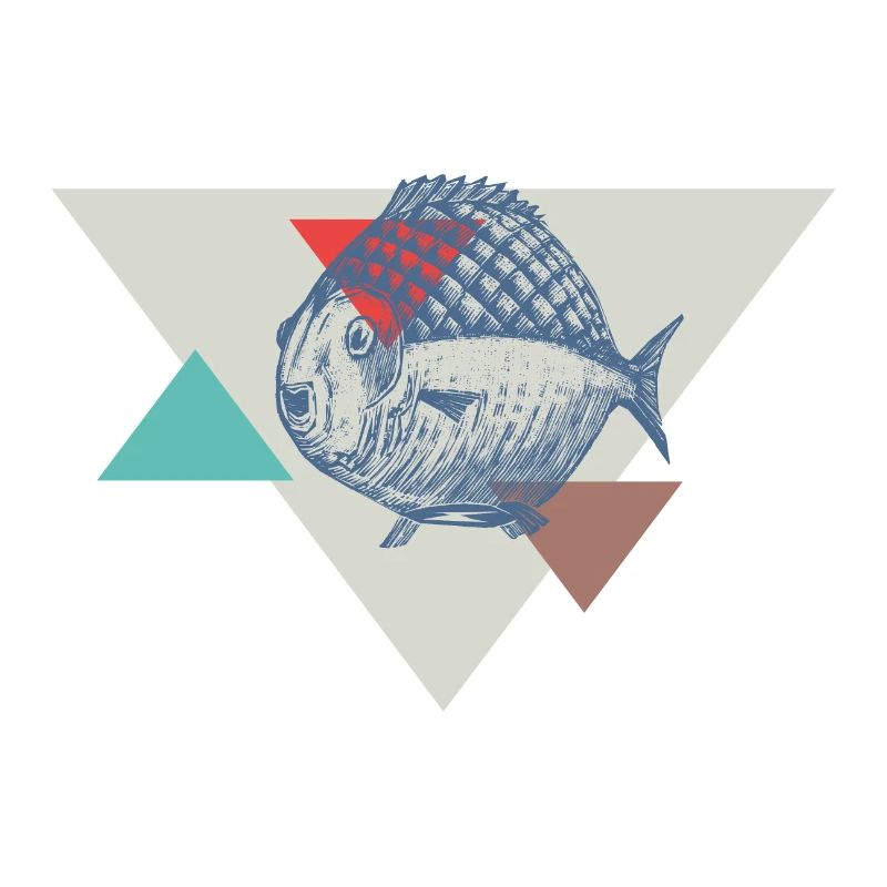 Fish triangle design