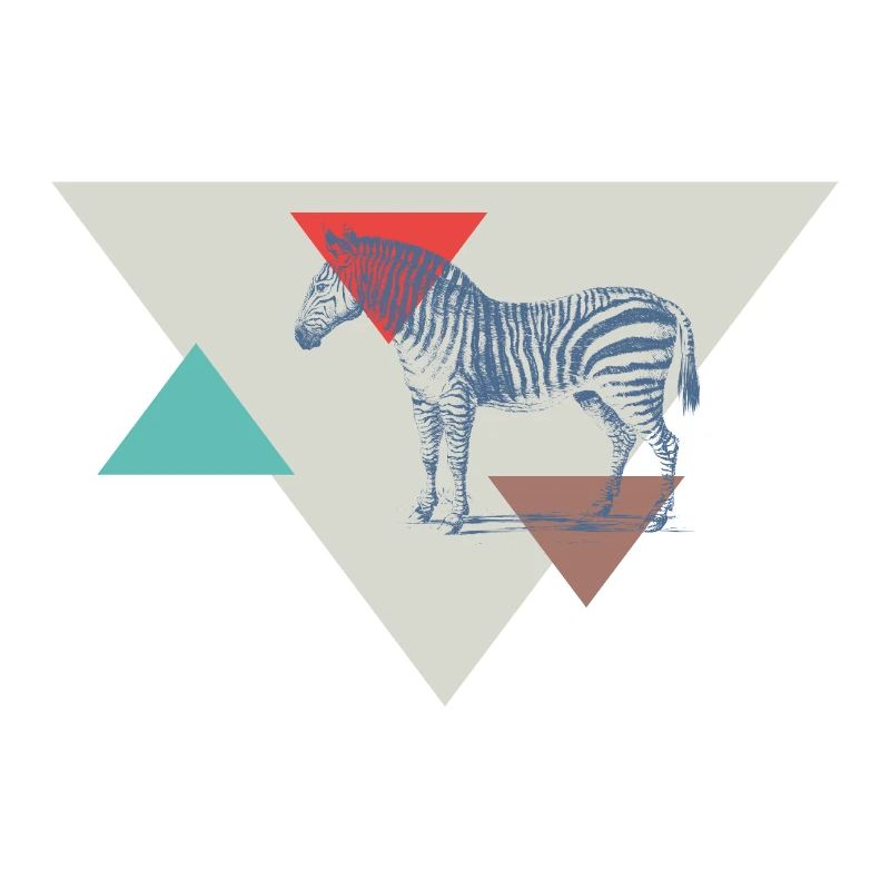 Conception de triangle de zèbre