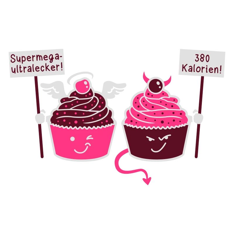 Cupcake - Muffin - Tart - Angels - Devil - 3C