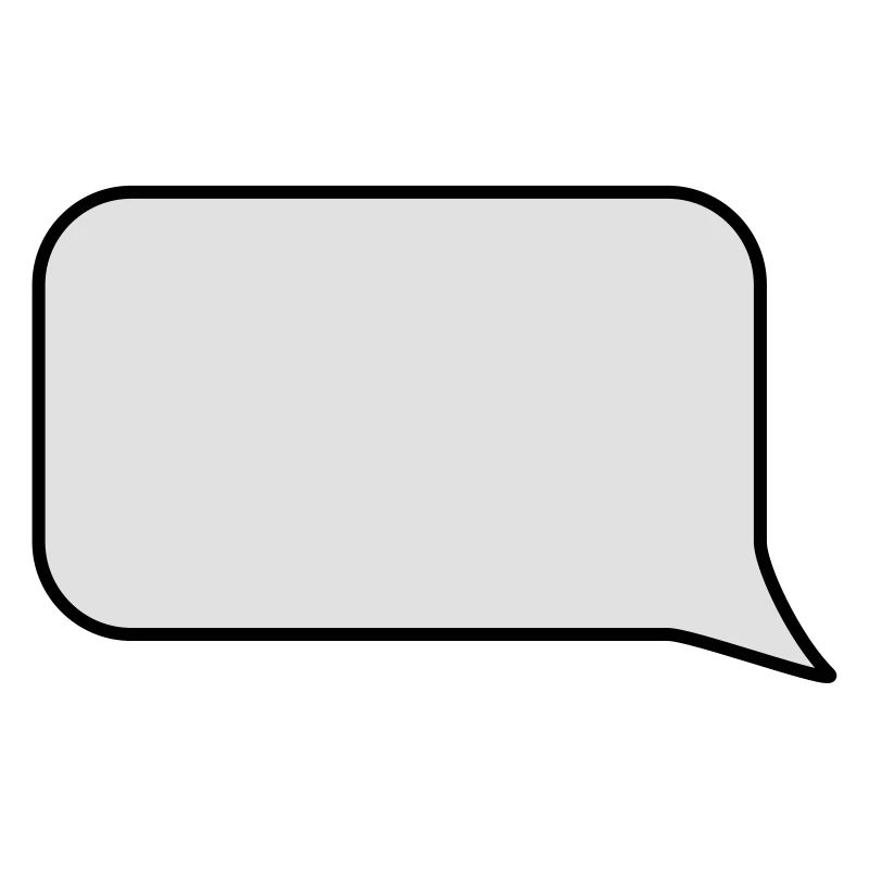 Sprechblase // Comic // Spruch machen // Aussage