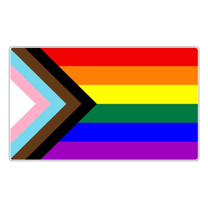 Progrès LGBTQ Gay Pride Flag