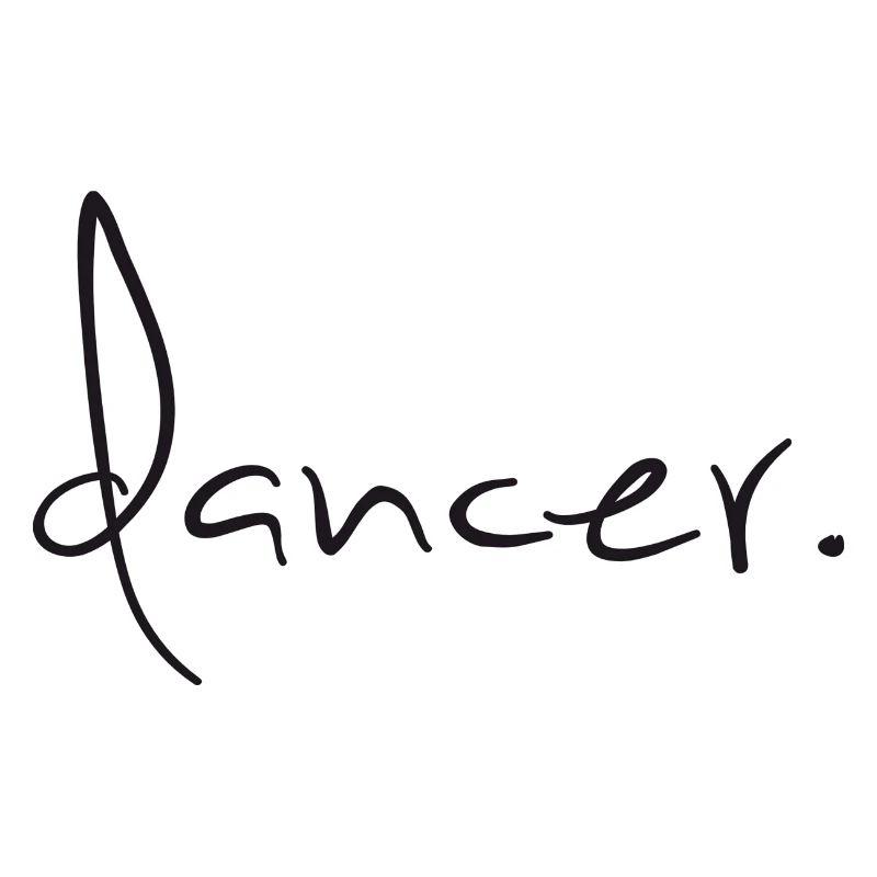 Dancer Dancer Lettering