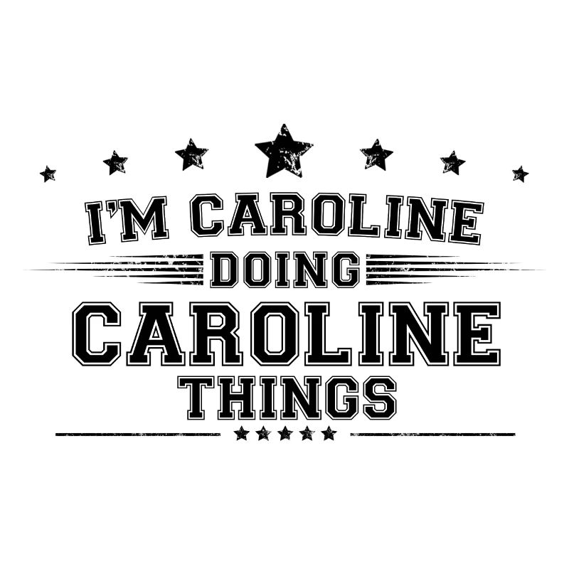 i’m Caroline doing Caroline things