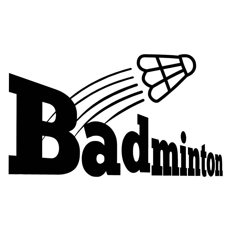 Bagminton perspective with shuttle