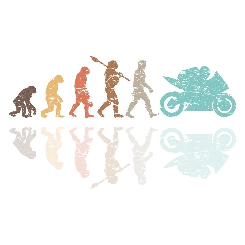 Motorcycle Evolution Vintage Shadow Biker