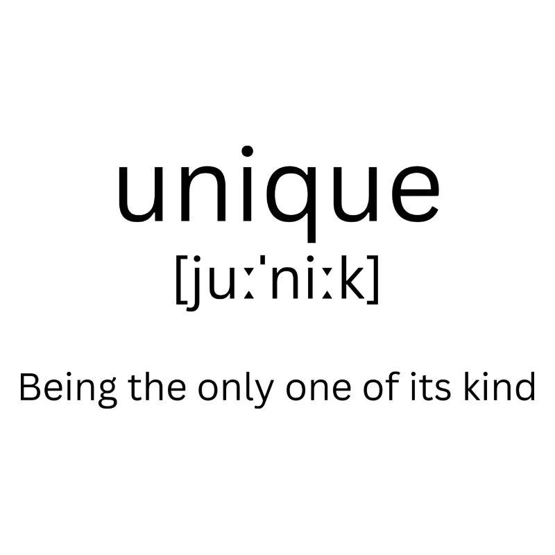 Unique - Définition