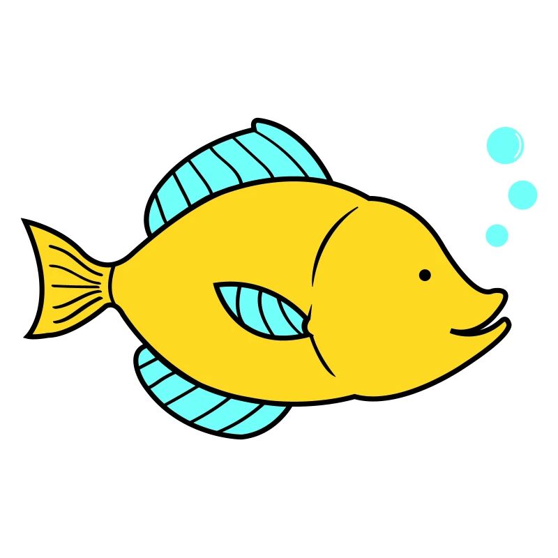 Bande dessinée de poisson