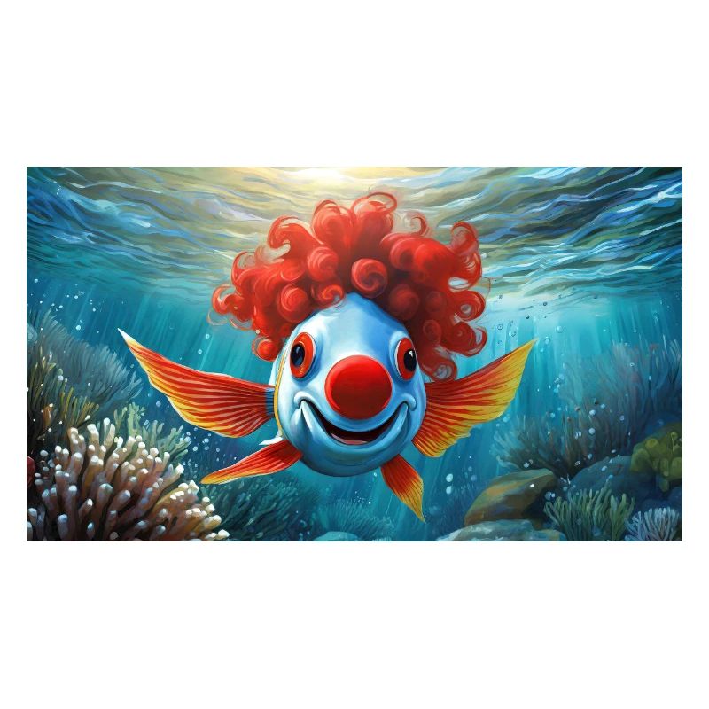 Pun ambiguous german expression - Clownfisch