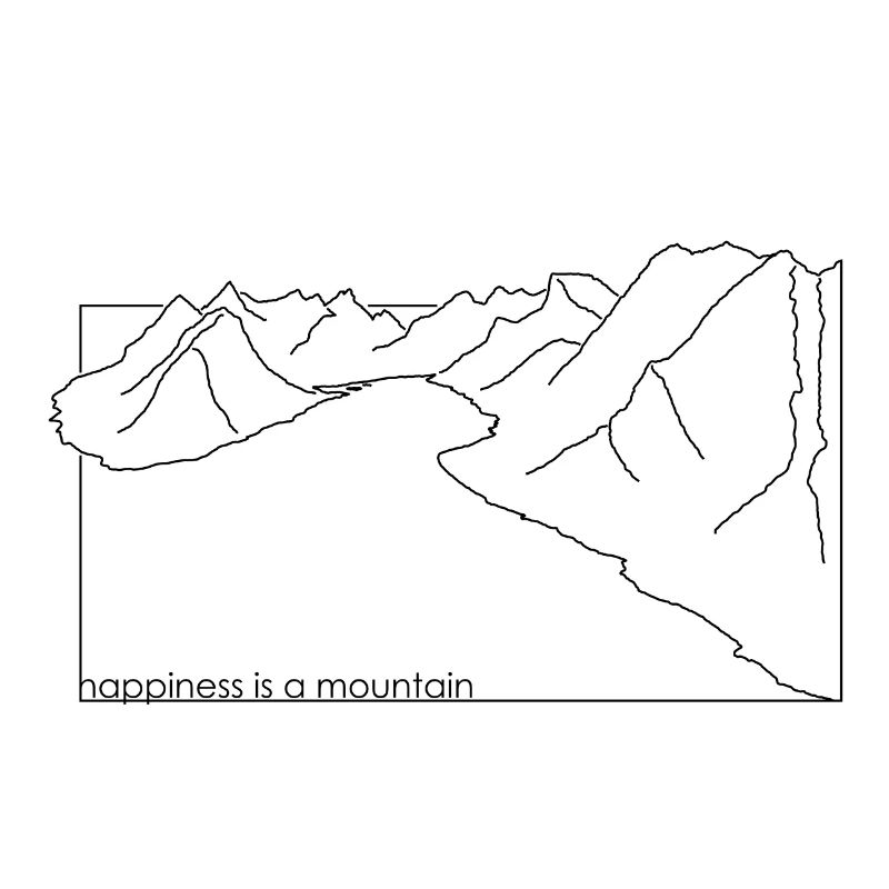 Das Glück ist ein Berg