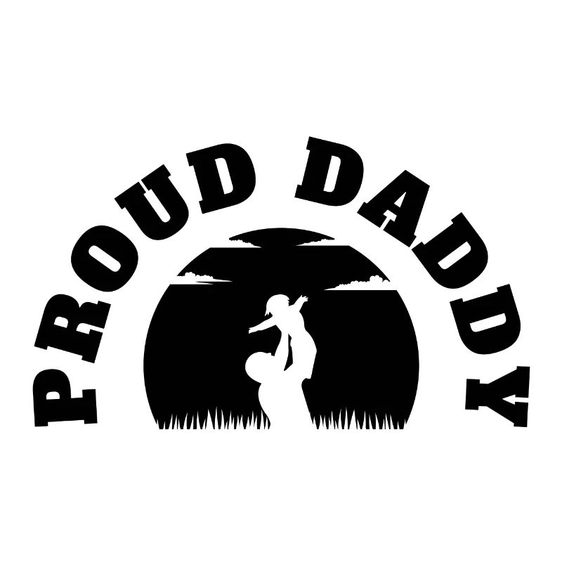 Proud Daddy Kid Black