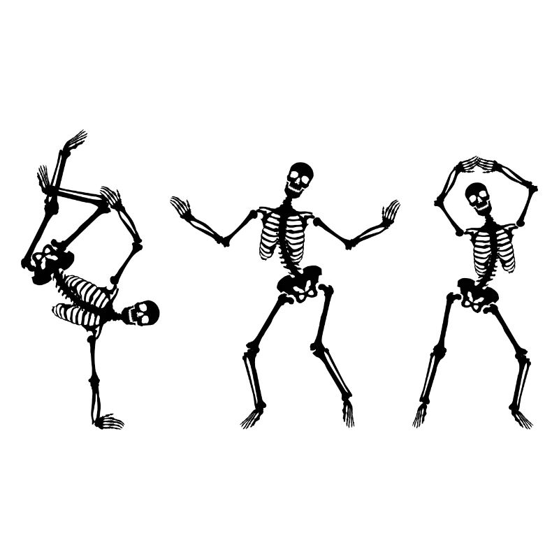 Dancing skeletons
