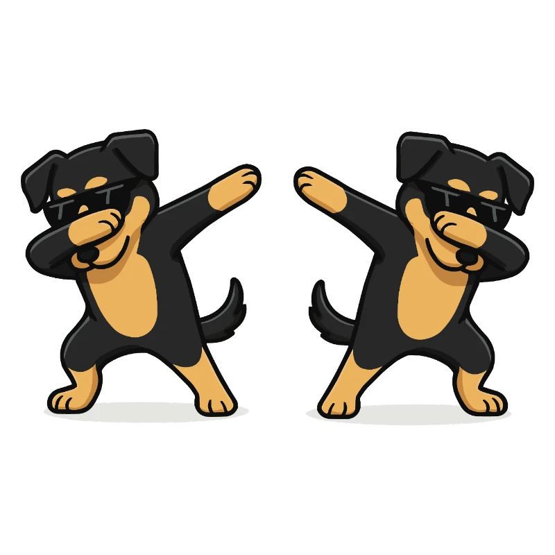 Bande dessinée pour chiens Dabbing 2