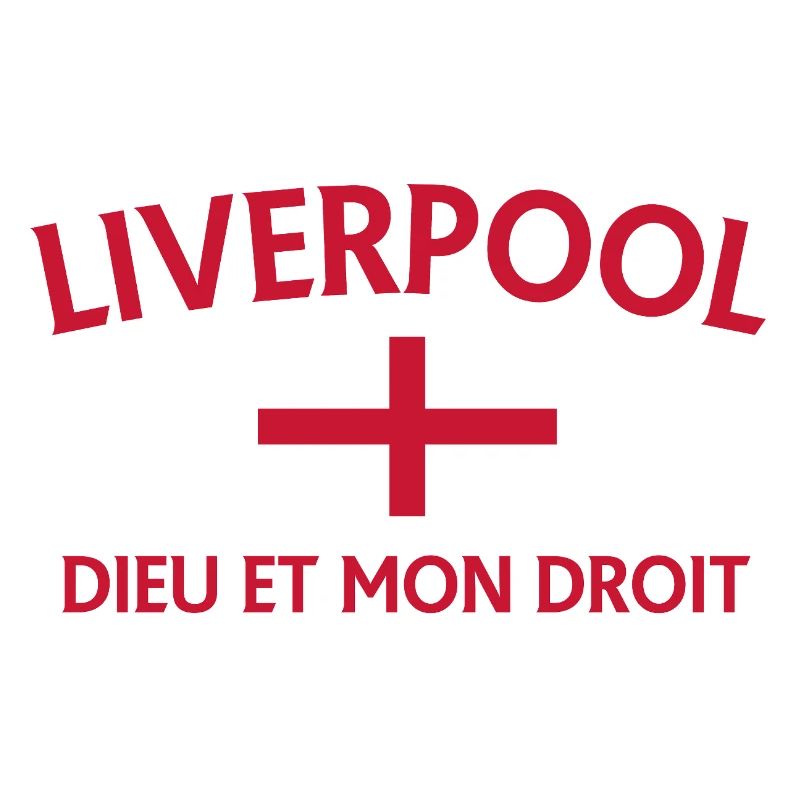 Le style de Liverpool avec le drapeau de l’Angleterre