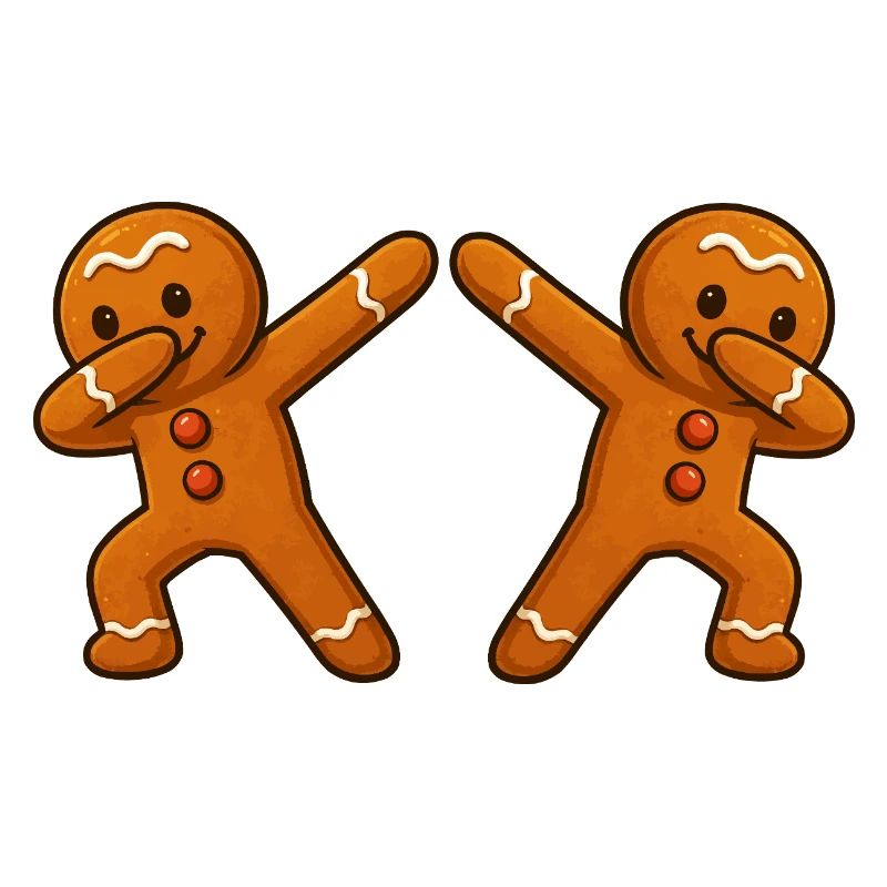 Gingerbread Man Dabbing 2