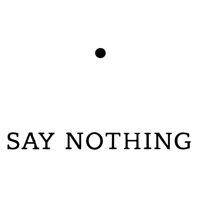 Silence — Conception typographique minimaliste