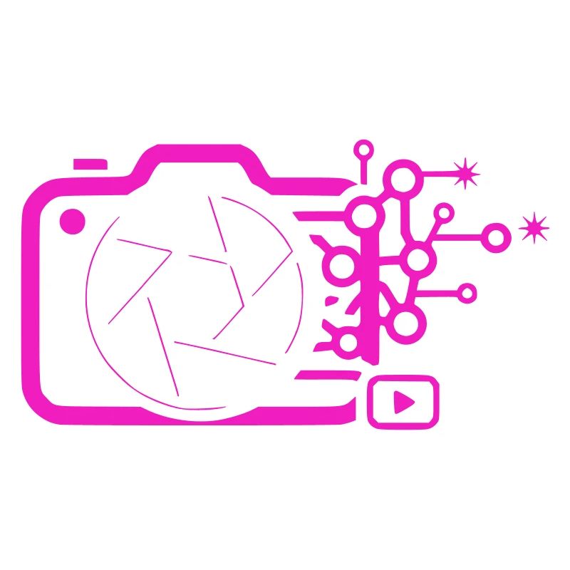 Digital Camera AI Art Tech Vector