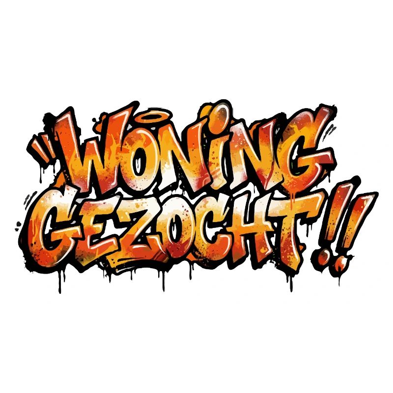 Graffiti-Text von Eigentum gesucht