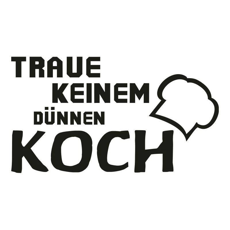 Never trust a skinny cook