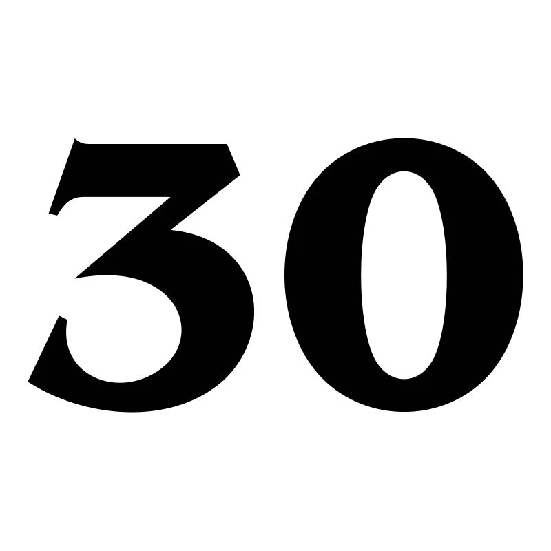 Zahl 30