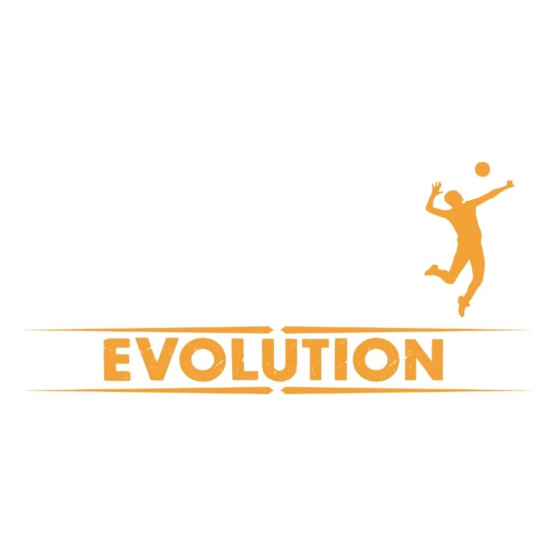 Volleyball Evolution - orange/weiss