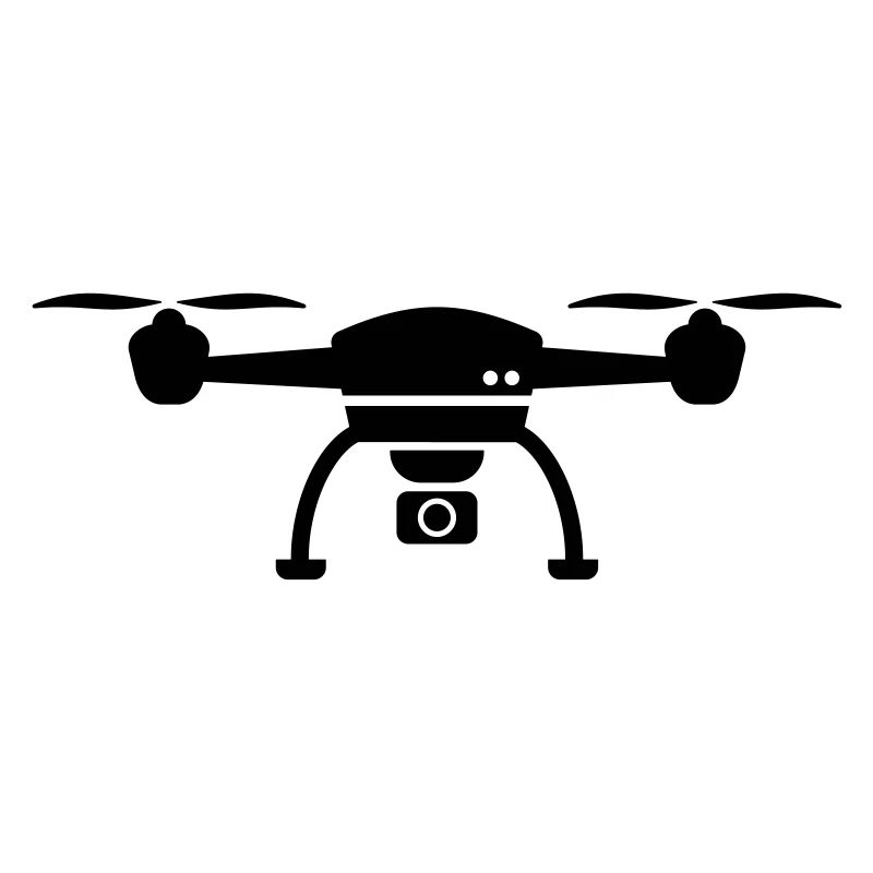 Drone quadrocopter gift vue aérienne