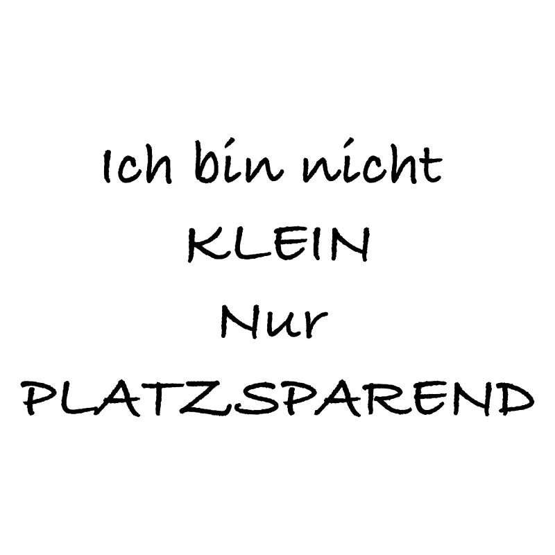 I'm not small only space-saving Smallness Min