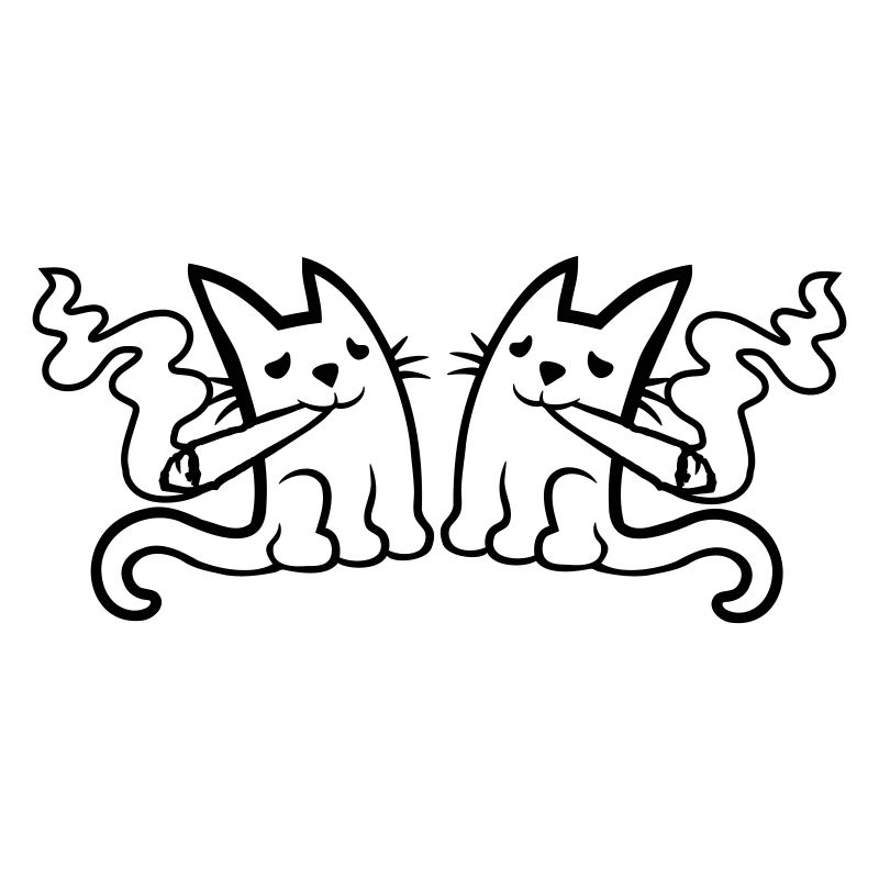Team 2 smoking cats