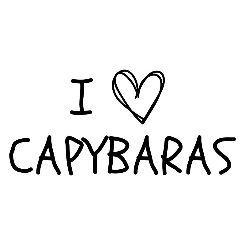 Ich liebe Capybaras