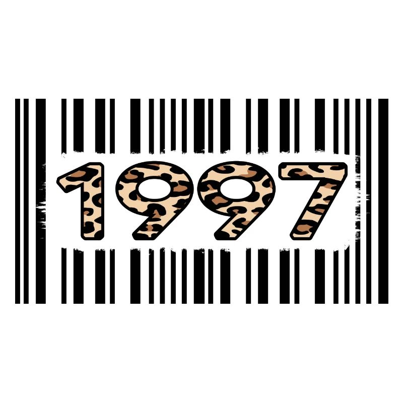 1997 Anniversaire 25 ans anniversaire Barcode Leopard