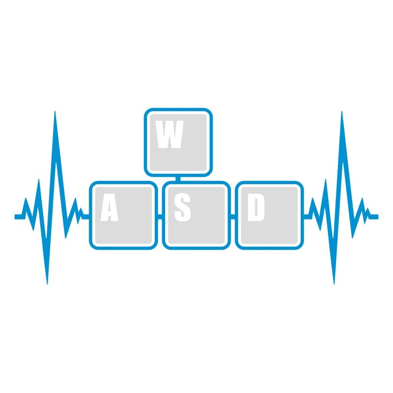 Computer WASD Keyboard Keys