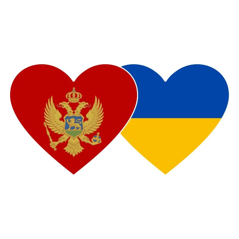 Monténégro Drapeau de l’Ukraine