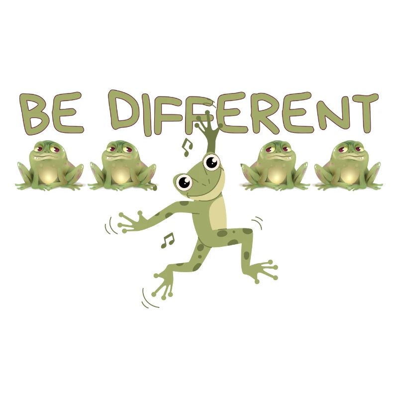 BE DIFFERENT Frog