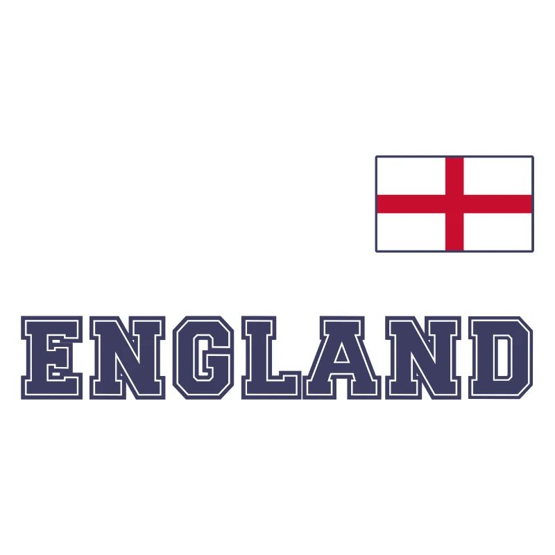 Look maillot ANGLETERRE avec drapeau drapeau sur la poitrine